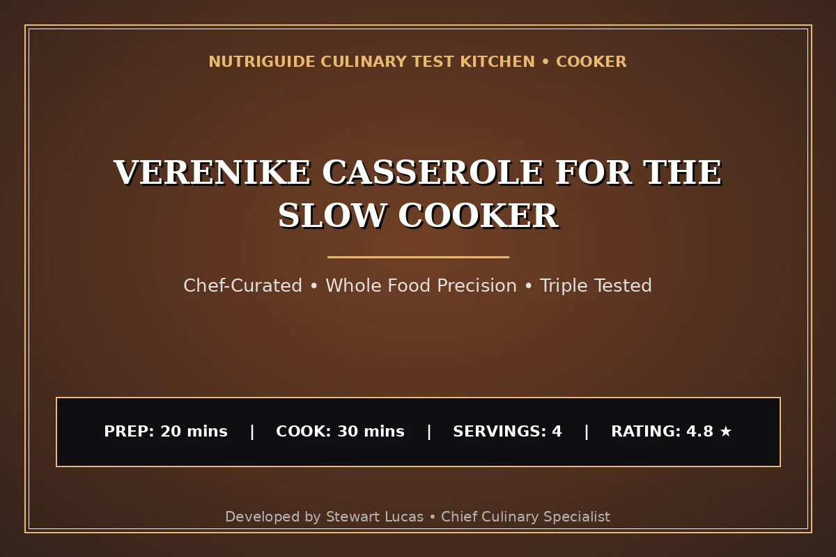 Verenike Casserole For The Slow Cooker