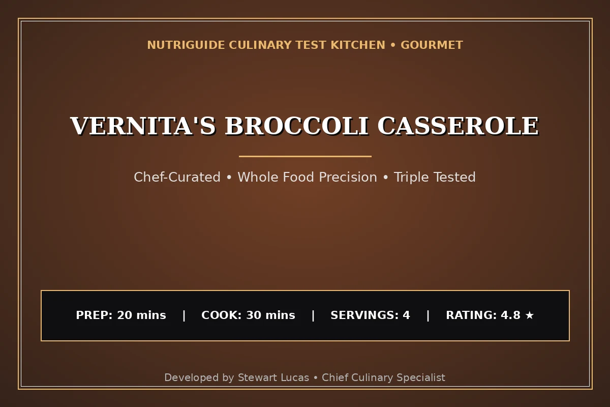 Vernita'S Broccoli Casserole