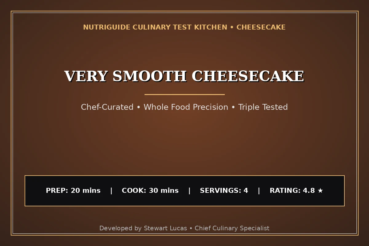 Very Smooth Cheesecake