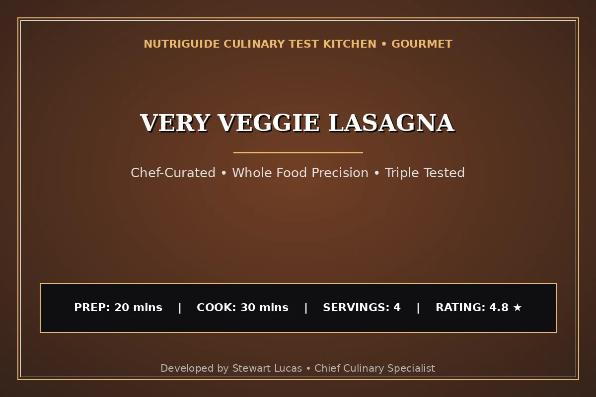 Very Veggie Lasagna