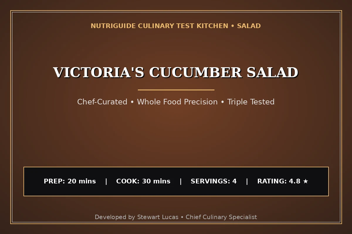 Victoria'S Cucumber Salad