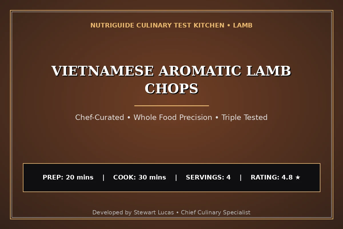 Vietnamese Aromatic Lamb Chops