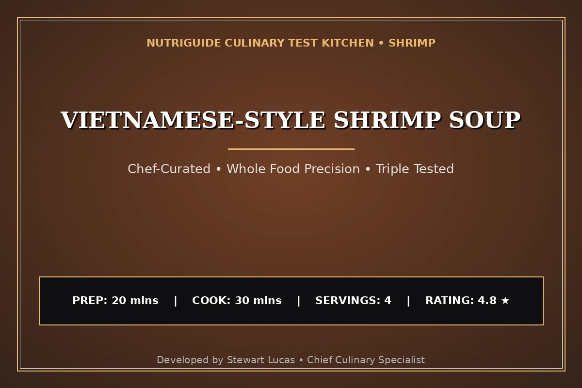 Vietnamese-Style Shrimp Soup