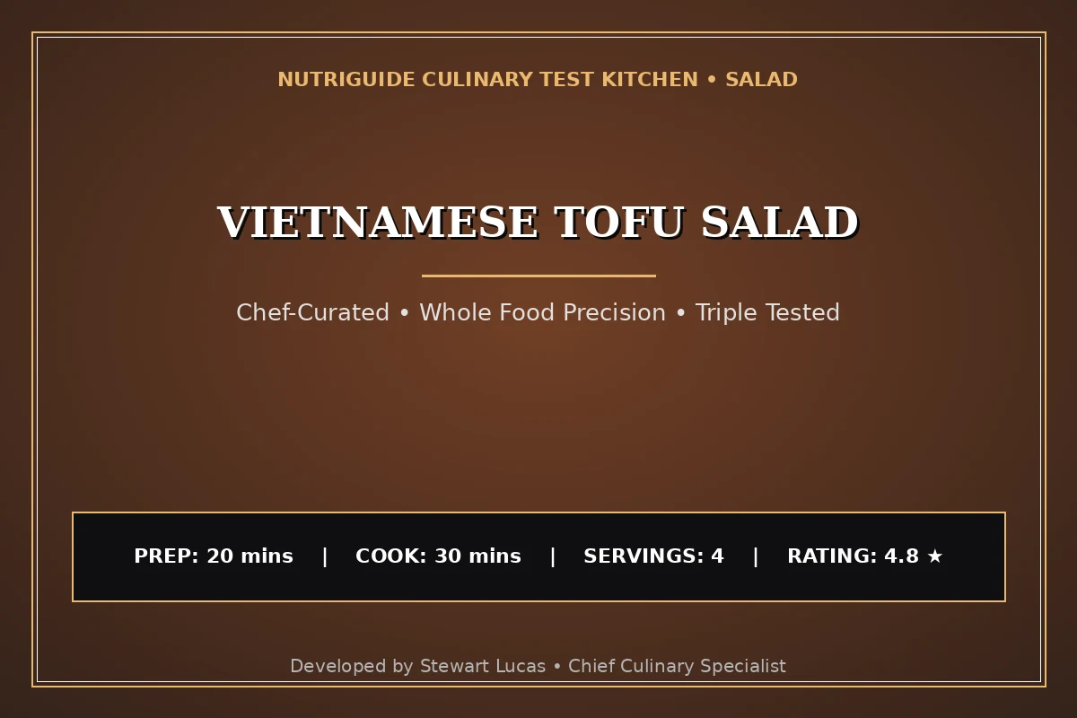 Vietnamese Tofu Salad