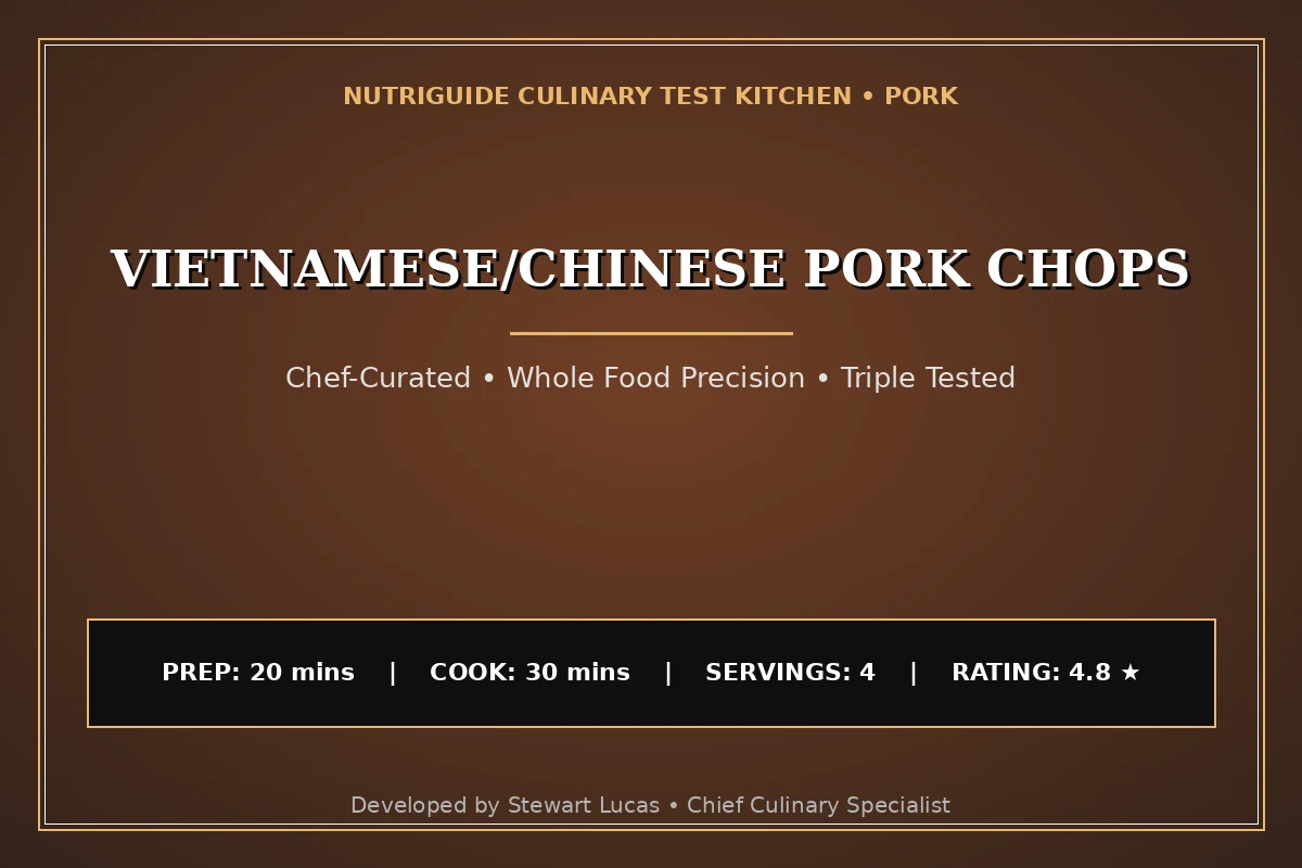Vietnamese/Chinese Pork Chops