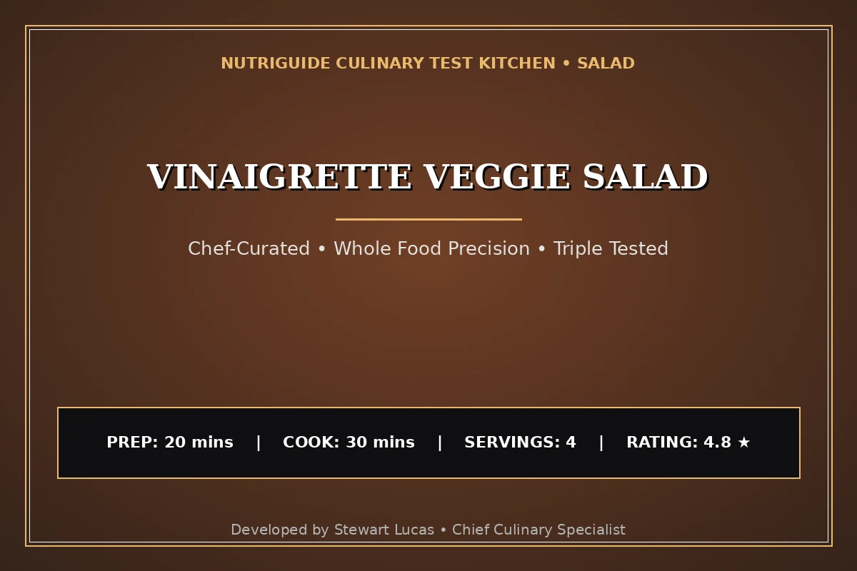 Vinaigrette Veggie Salad