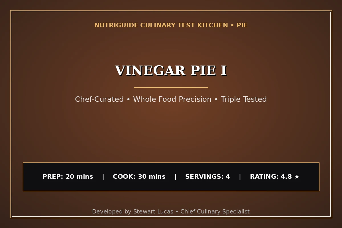 Vinegar Pie I