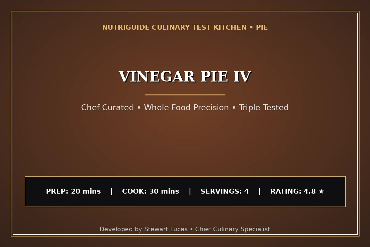 Vinegar Pie Iv