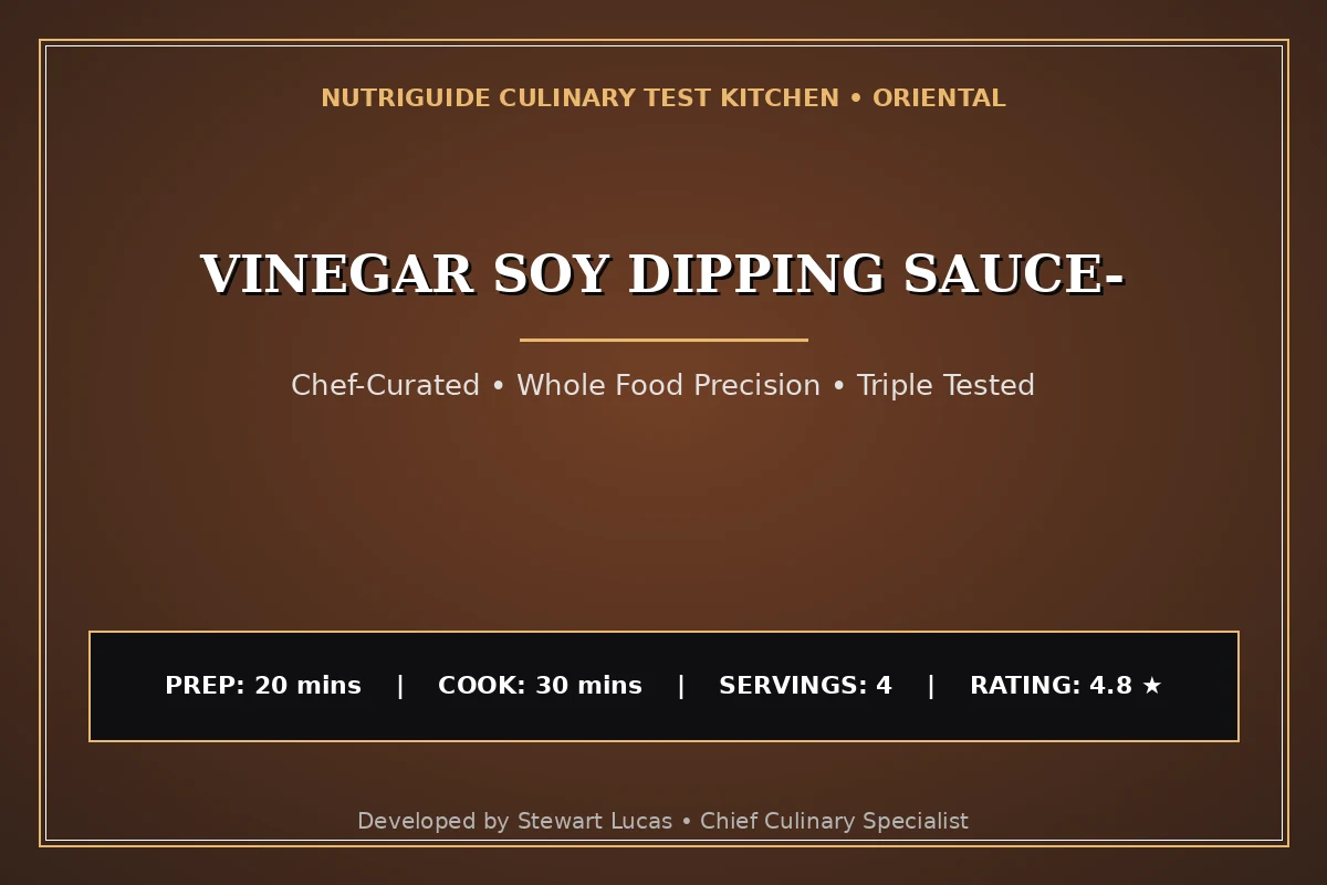 Vinegar Soy Dipping Sauce-