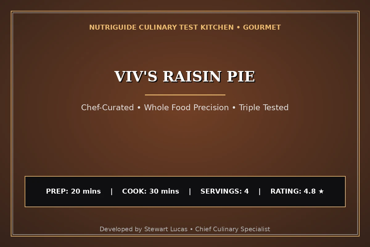 Viv'S Raisin Pie