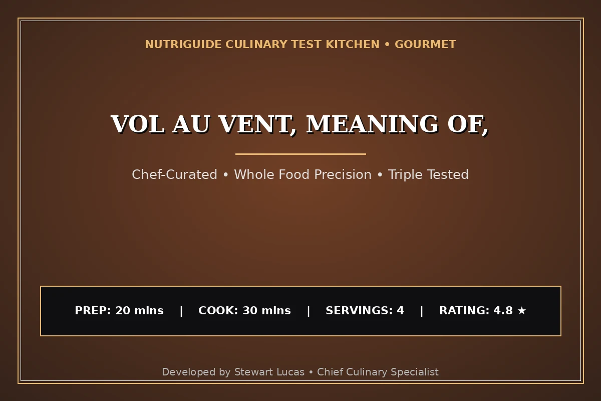 Vol Au Vent, Meaning Of,