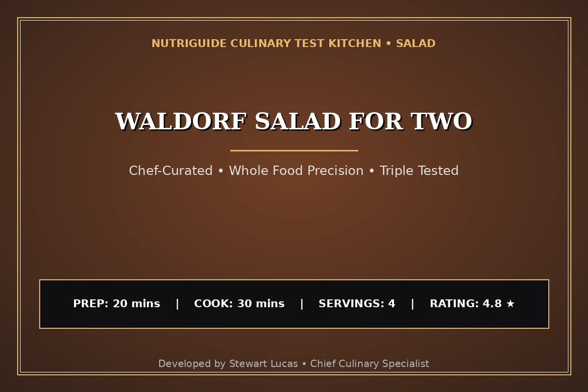 Waldorf Salad For Two