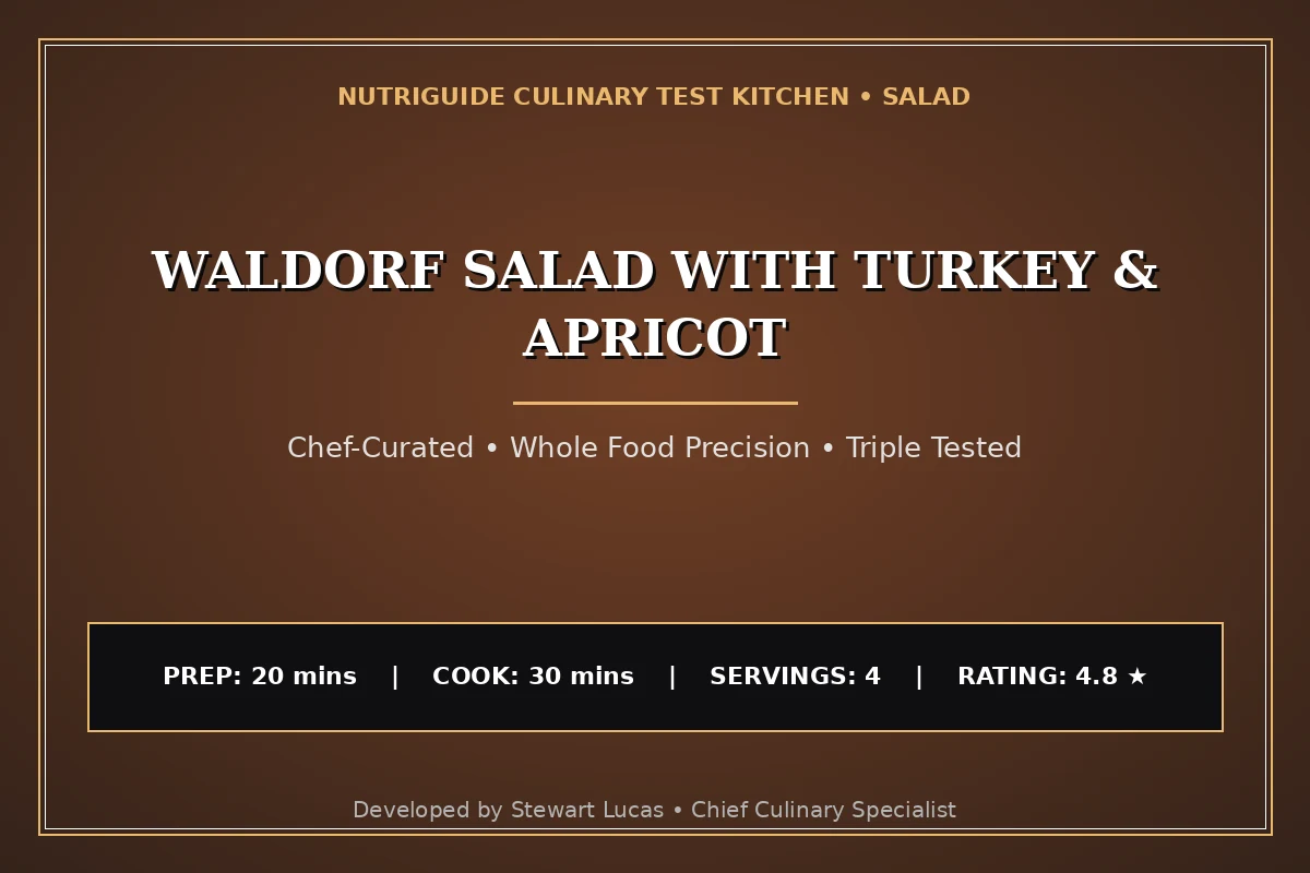 Waldorf Salad With Turkey & Apricot
