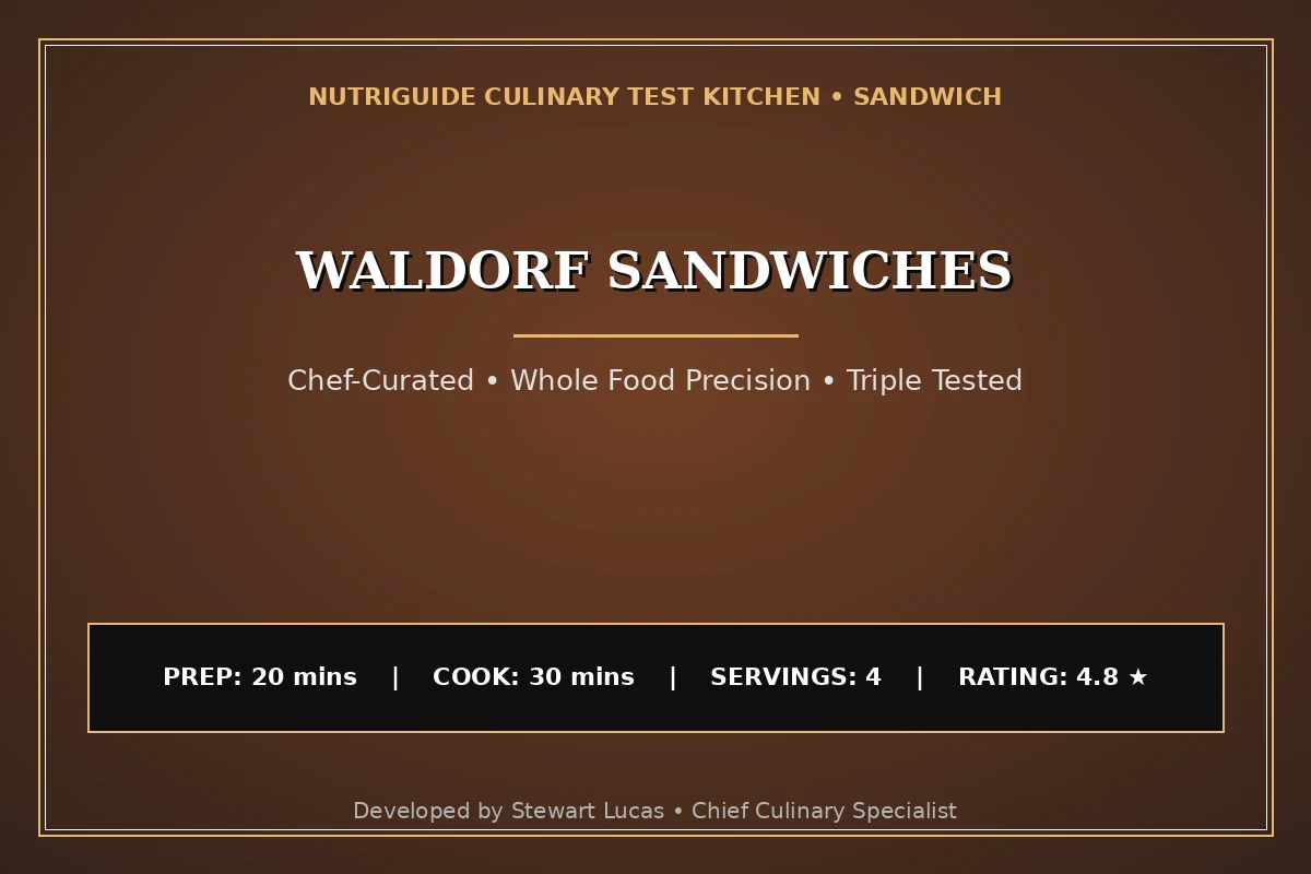 Waldorf Sandwiches