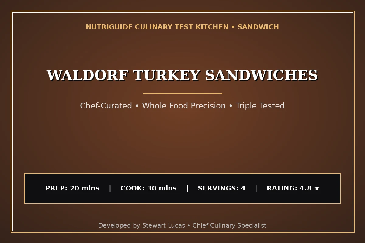 Waldorf Turkey Sandwiches