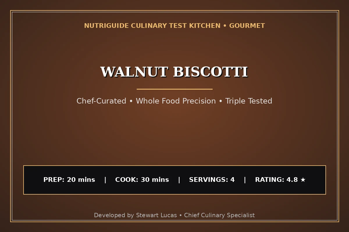 Walnut Biscotti