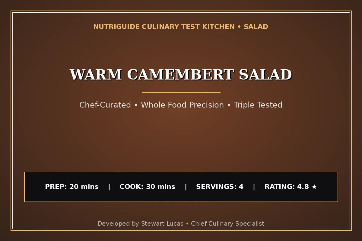 Warm Camembert Salad