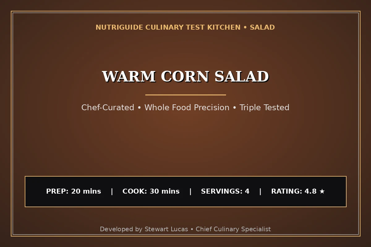 Warm Corn Salad
