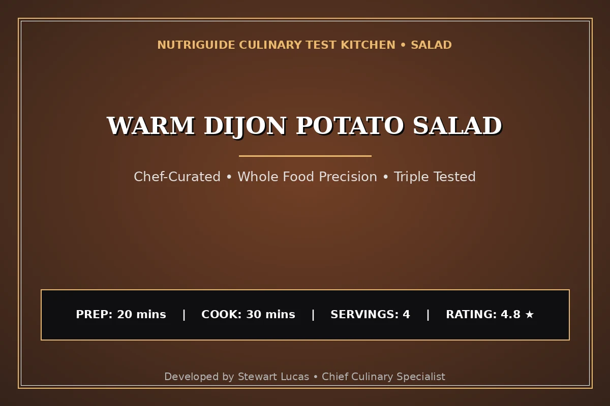 Warm Dijon Potato Salad