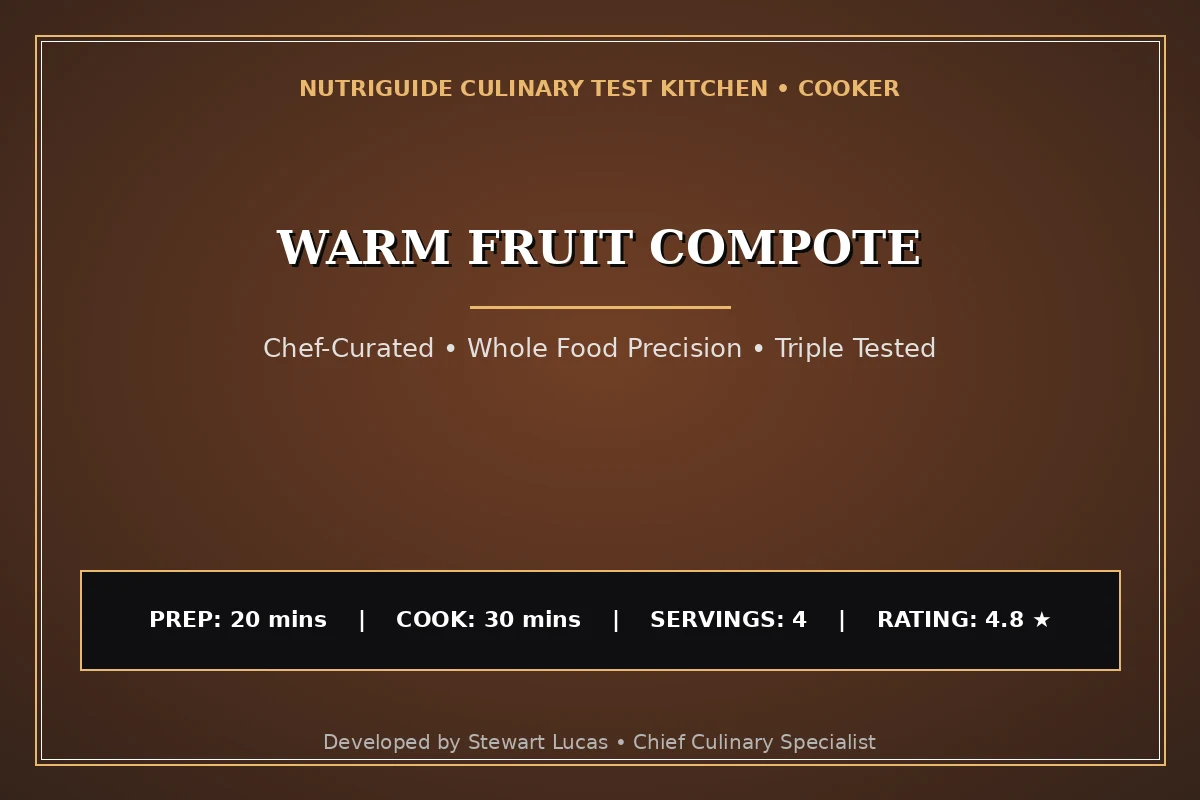 Warm Fruit Compote