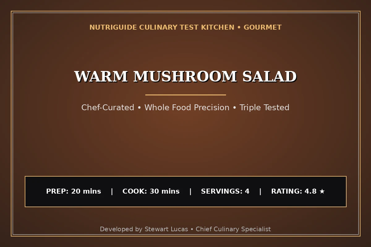 Warm Mushroom Salad