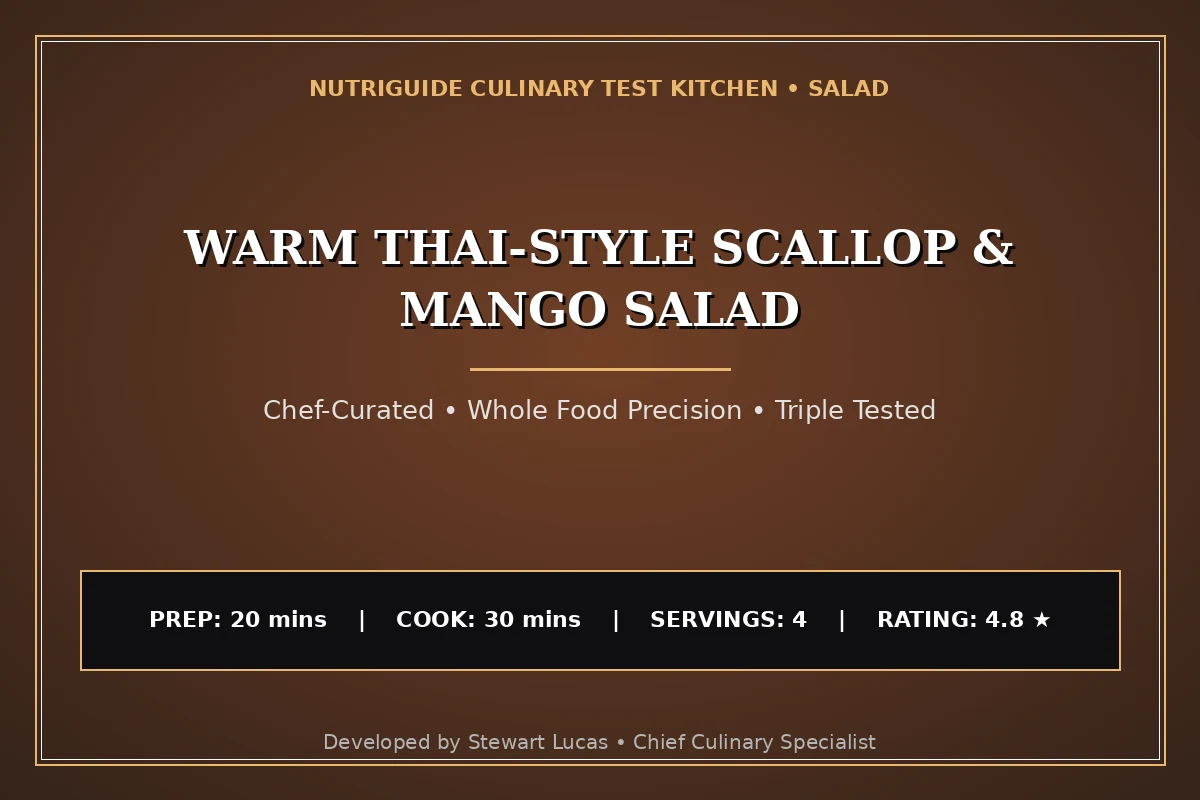 Warm Thai-Style Scallop & Mango Salad