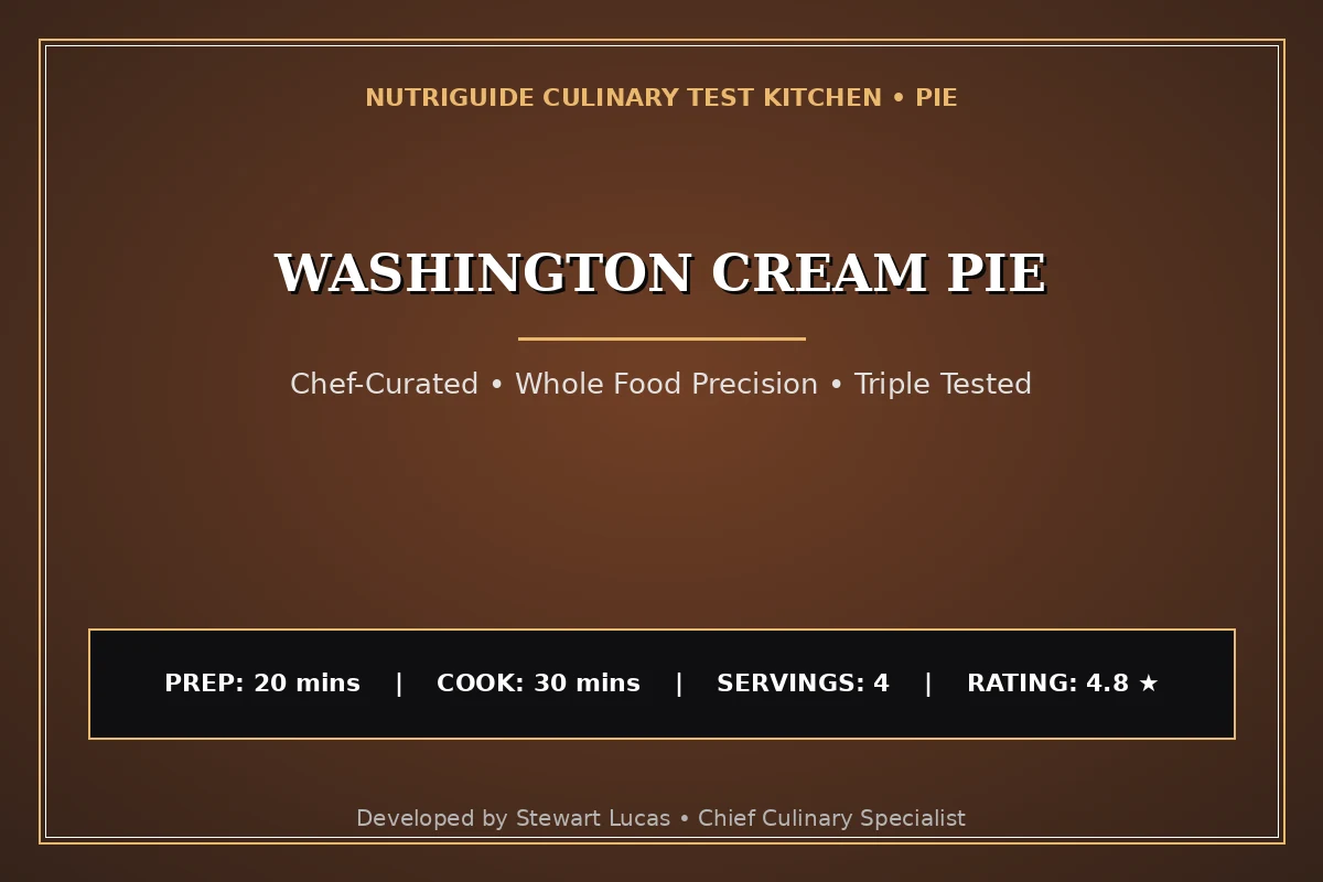 Washington Cream Pie