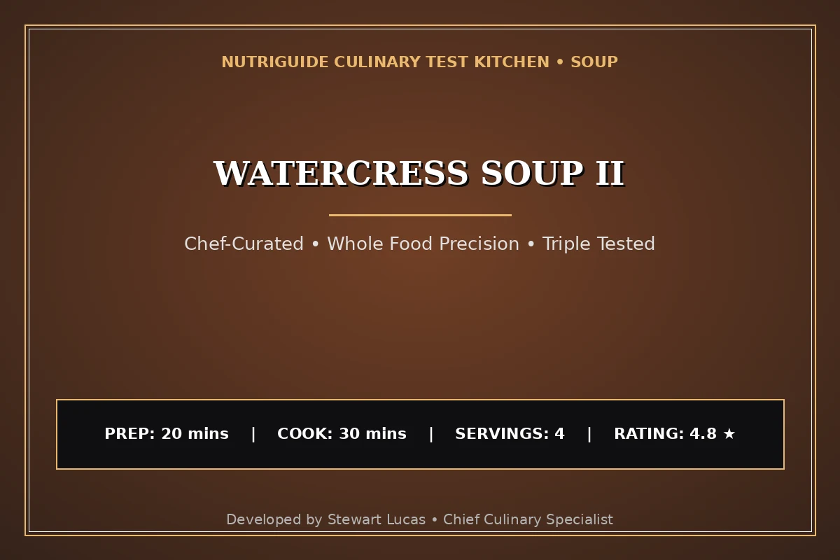 Watercress Soup Ii