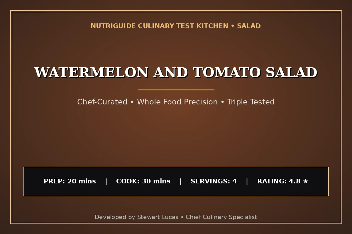 Watermelon And Tomato Salad