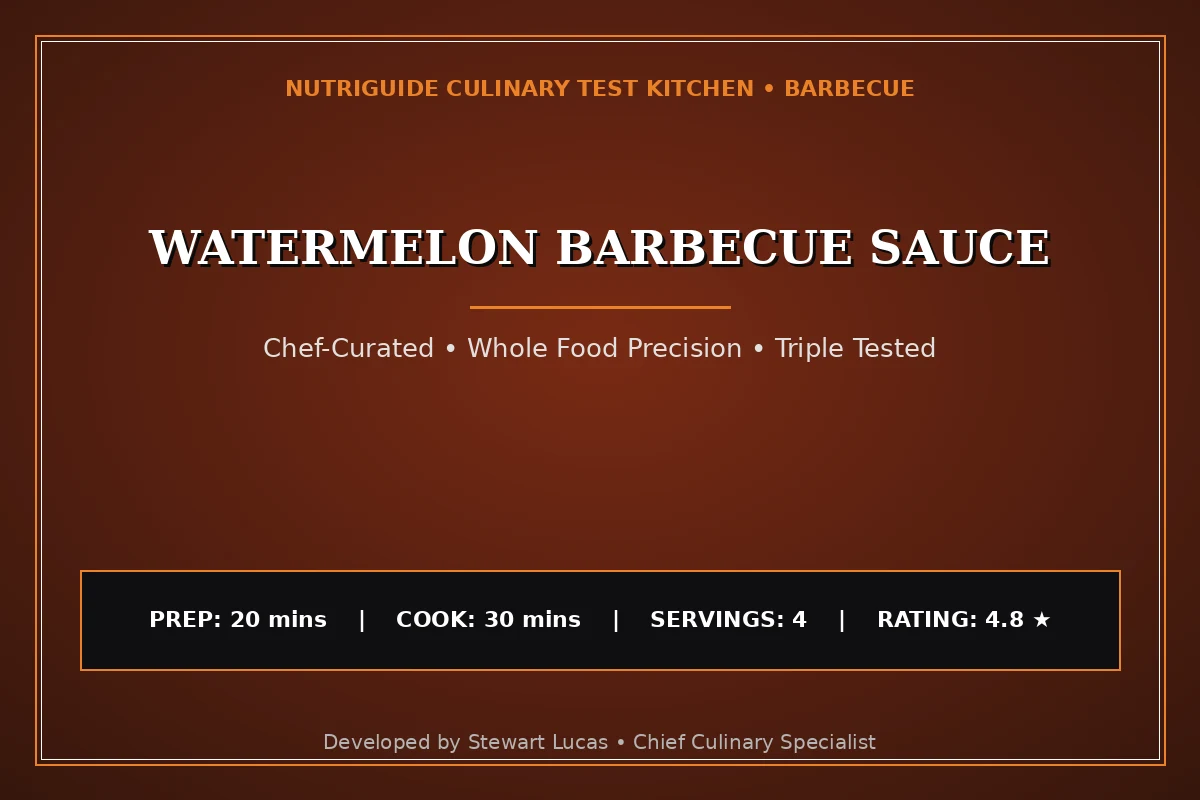Watermelon Barbecue Sauce