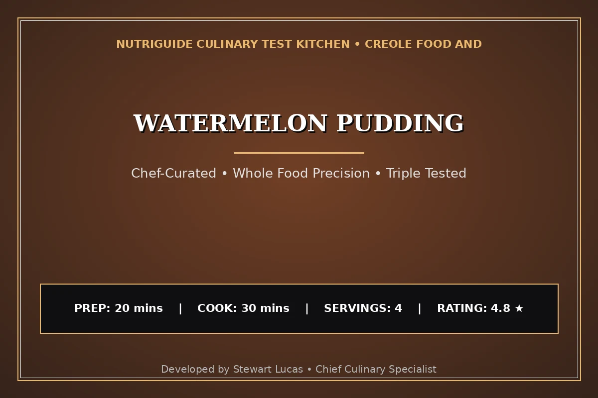 Watermelon Pudding