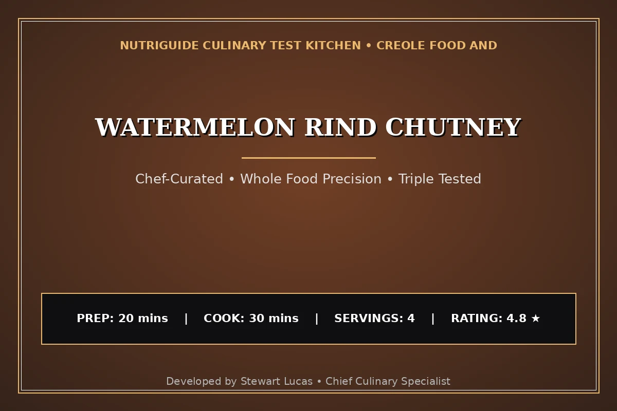 Watermelon Rind Chutney
