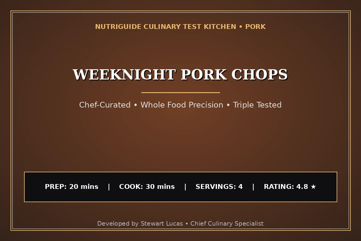 Weeknight Pork Chops
