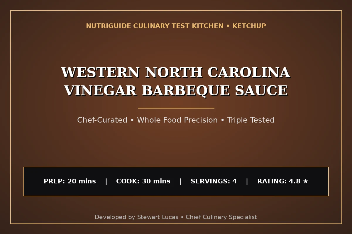 Western North Carolina Vinegar Barbeque Sauce