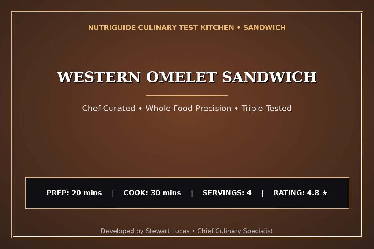 Western Omelet Sandwich