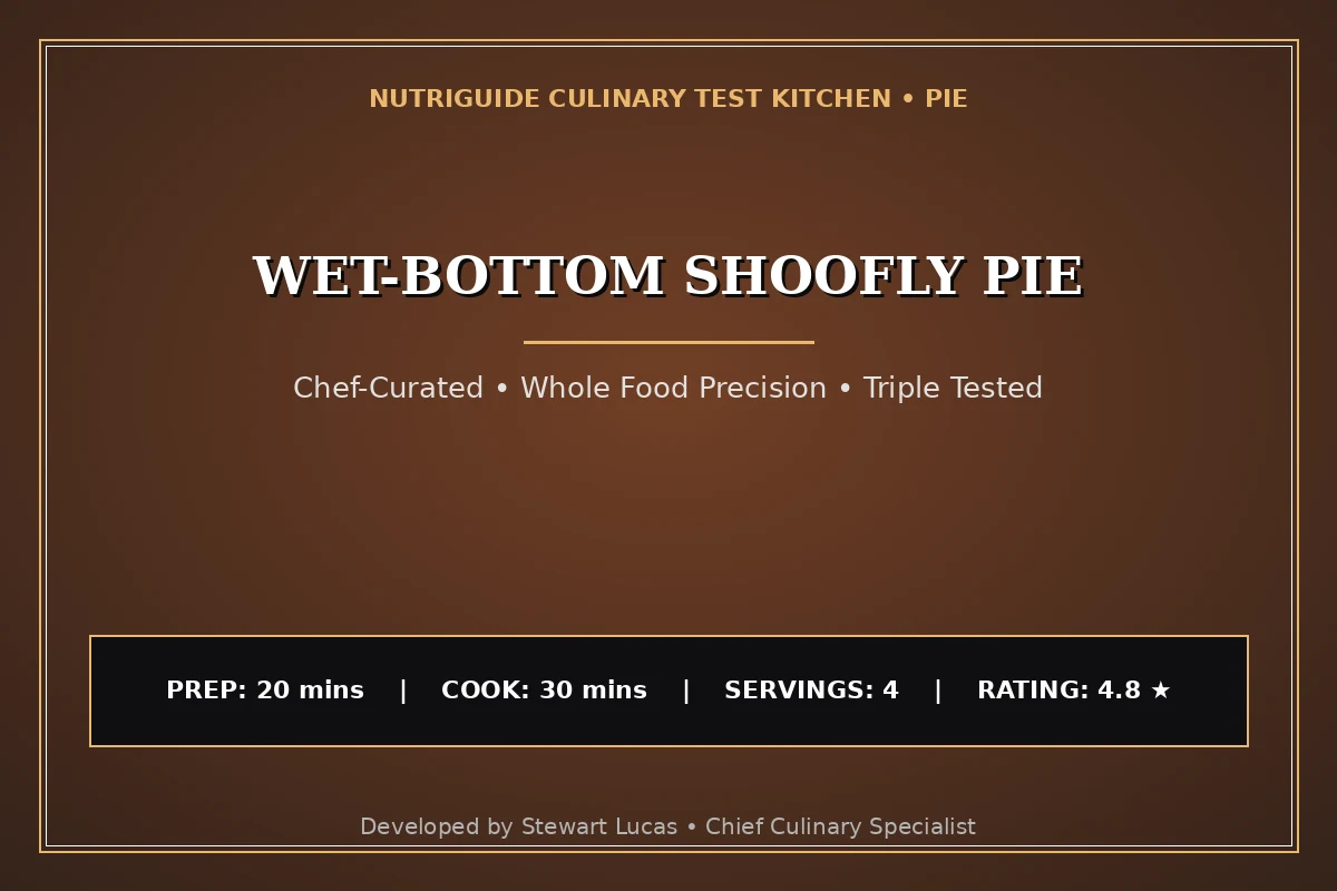 Wet-Bottom Shoofly Pie