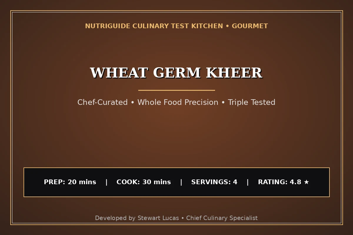 Wheat Germ Kheer