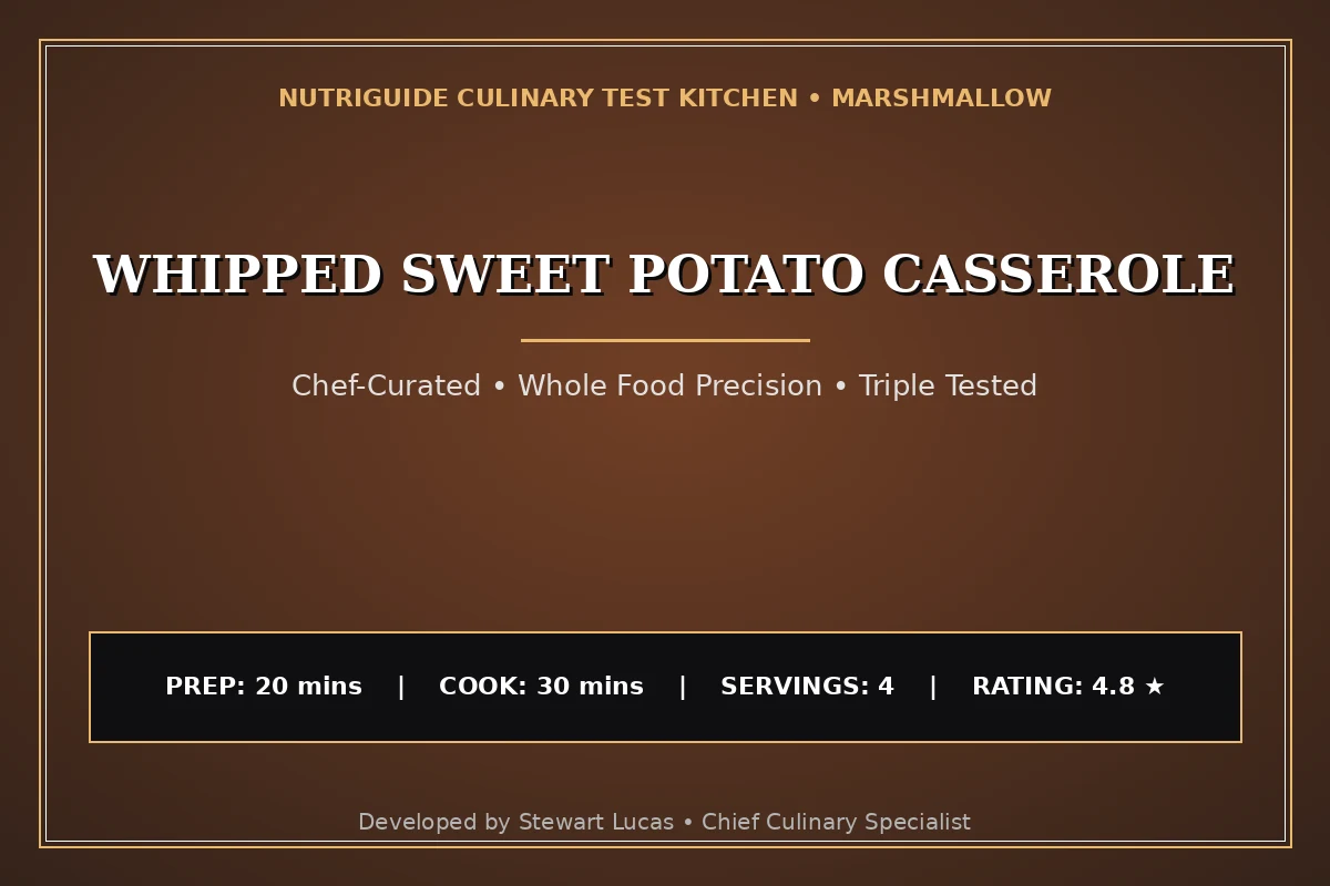 Whipped Sweet Potato Casserole