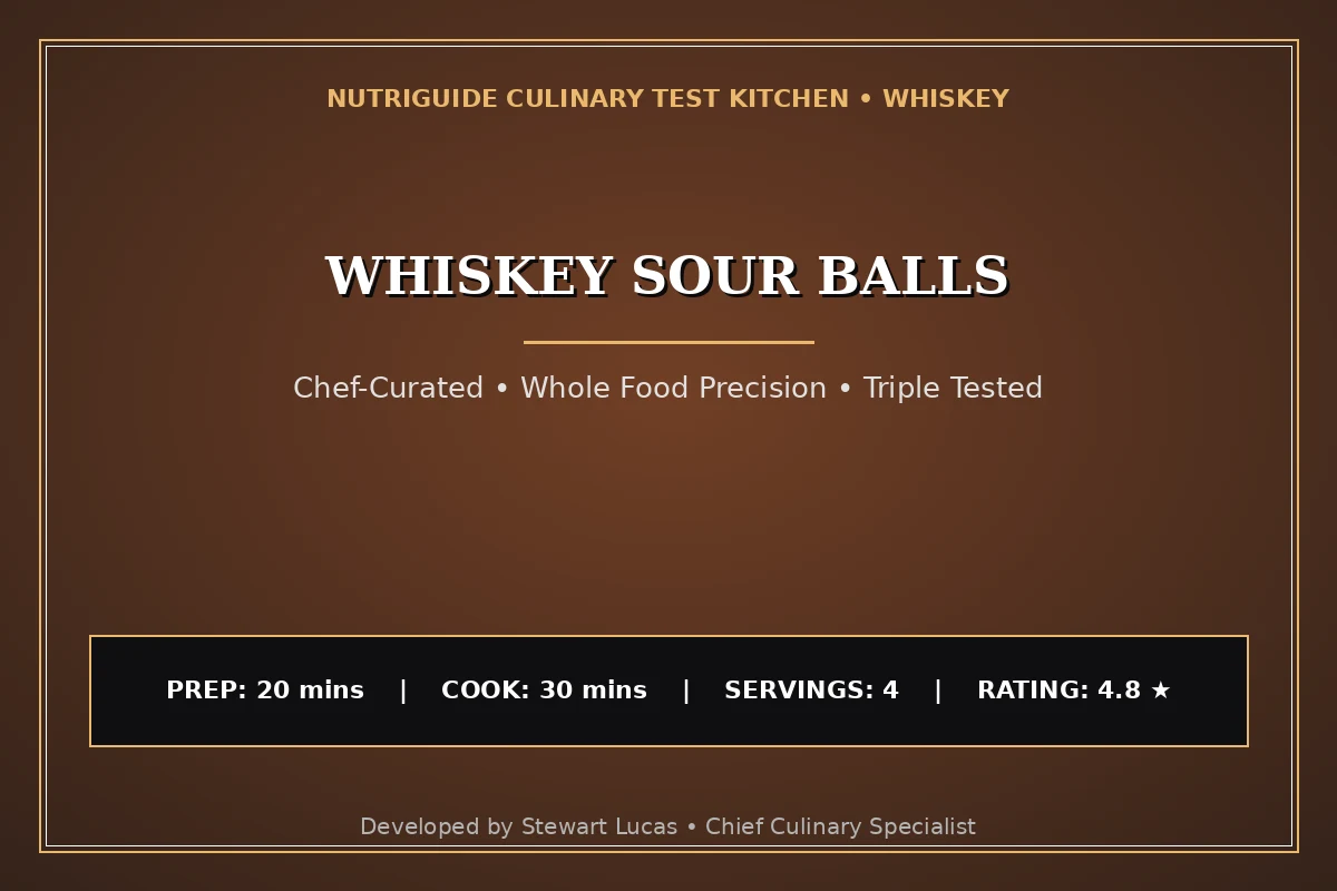 Whiskey Sour Balls