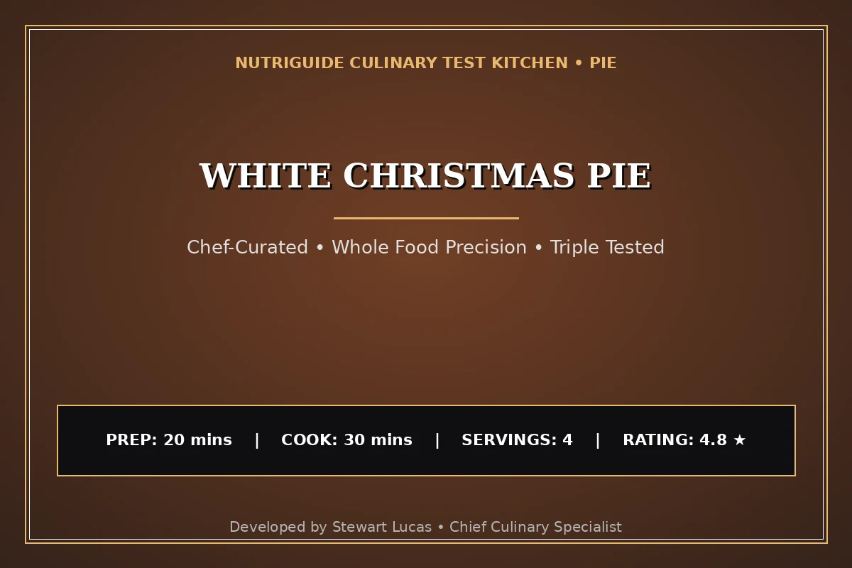White Christmas Pie