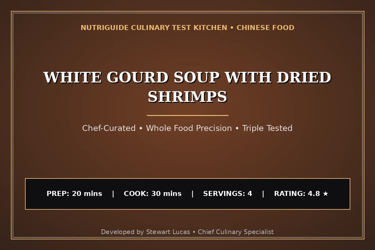 White Gourd Soup With Dried Shrimps