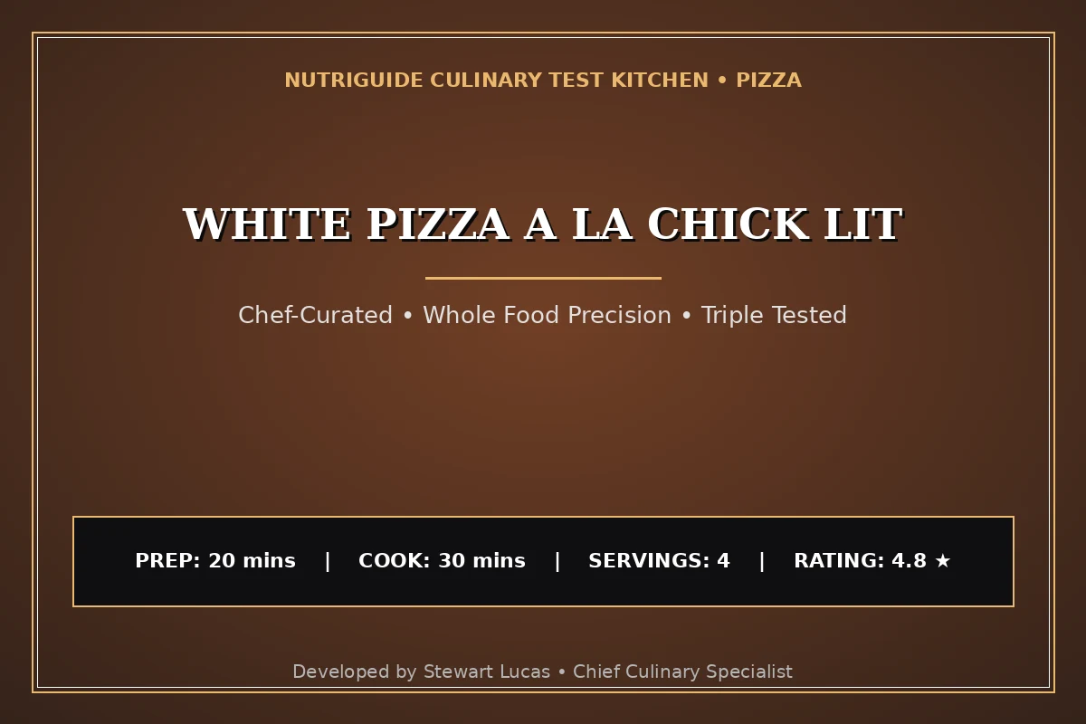 White Pizza A La Chick Lit