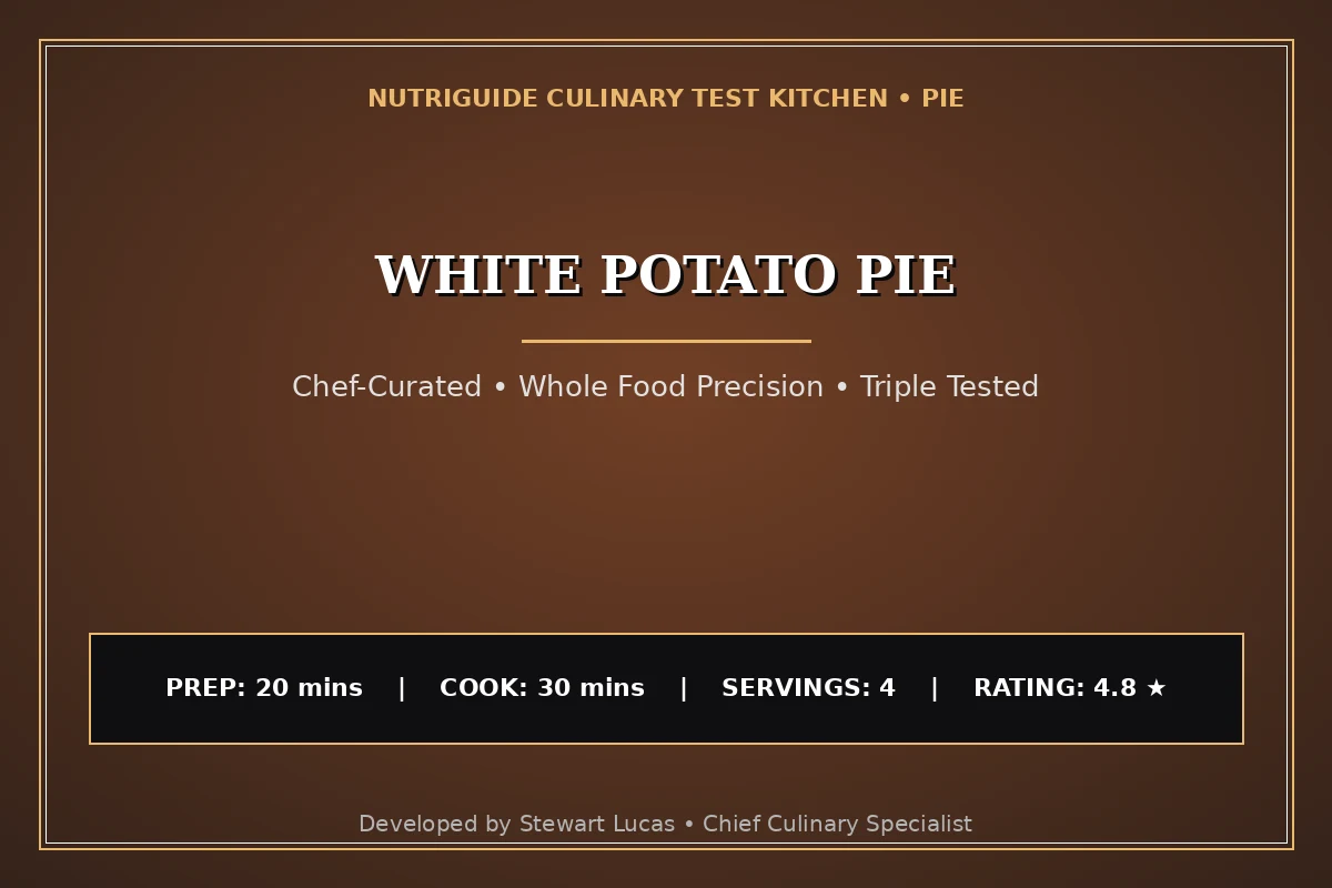 White Potato Pie