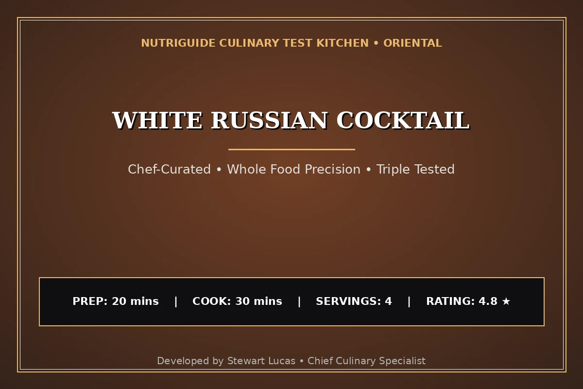 White Russian Cocktail