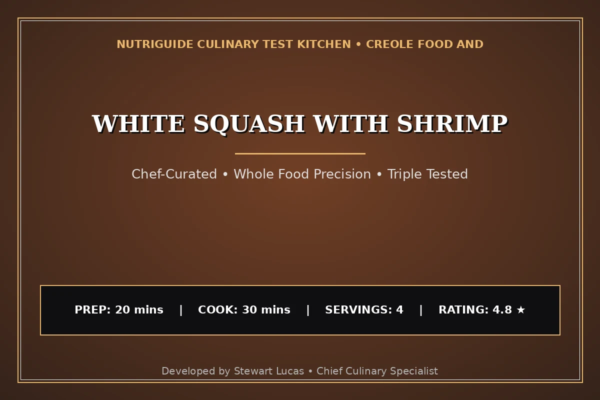 White Squash With Shrimp