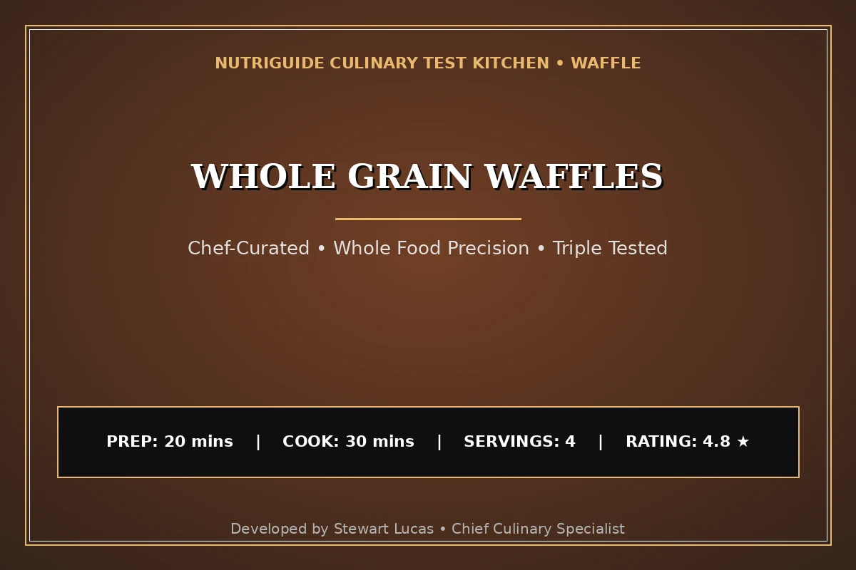 Whole Grain Waffles