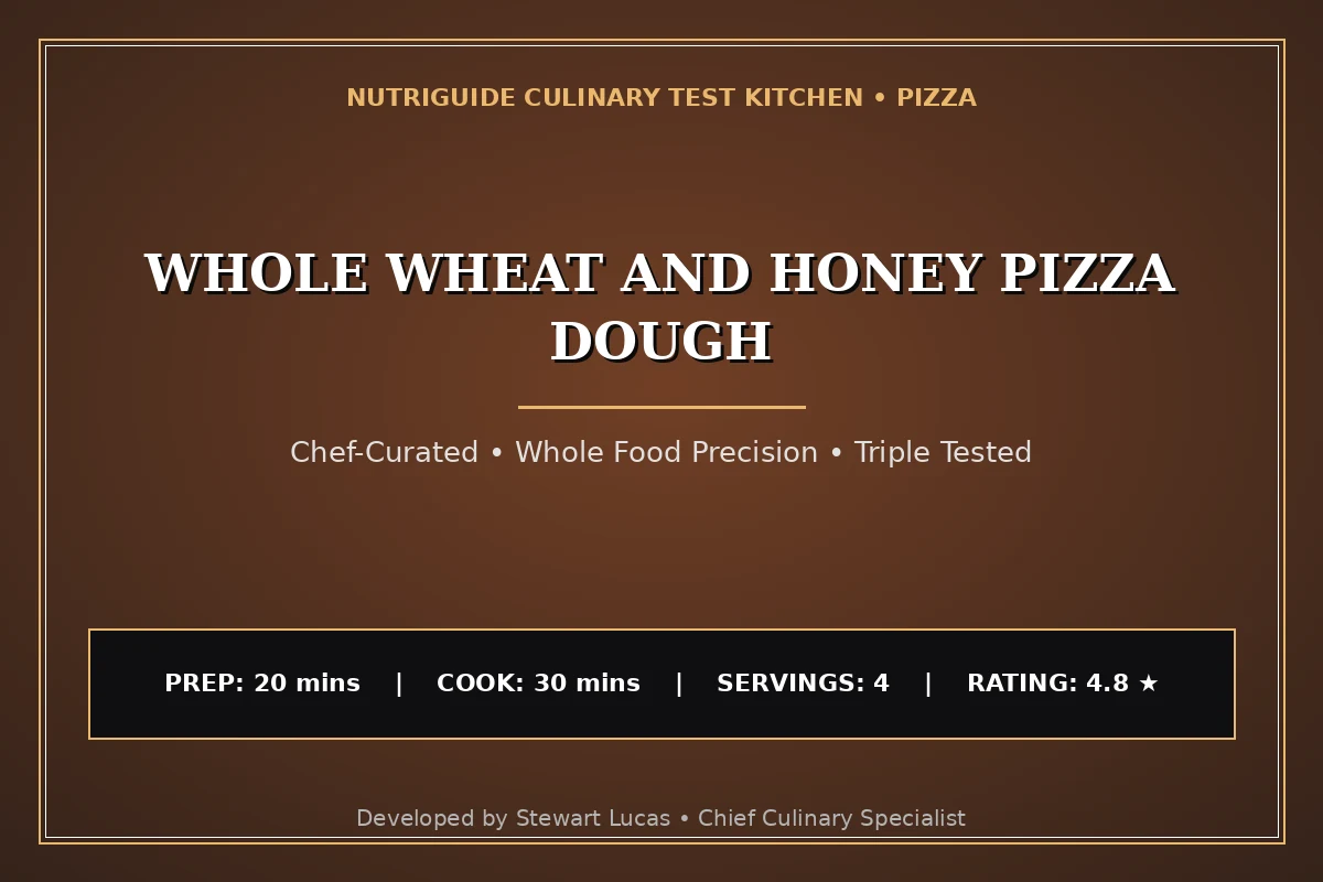 Whole Wheat And Honey Pizza Dough
