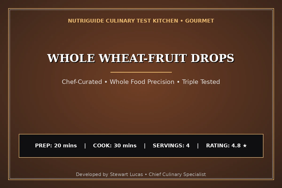 Whole Wheat-Fruit Drops