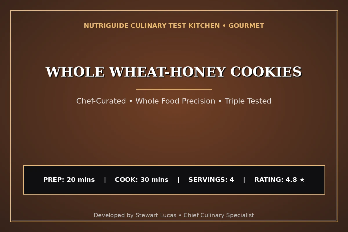 Whole Wheat-Honey Cookies