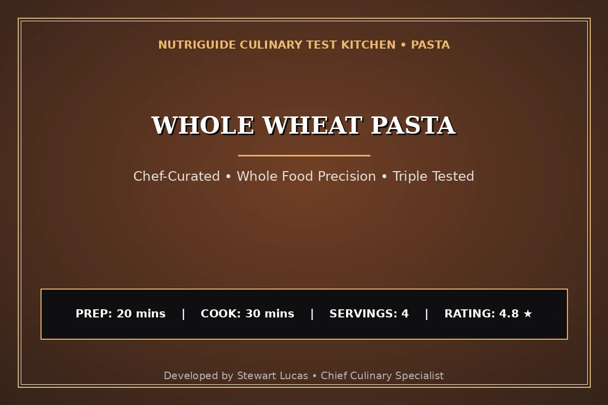 Whole Wheat Pasta